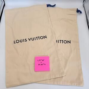 Authentic Louis Vuitton Dustbag Set  11.25" x 19.25"